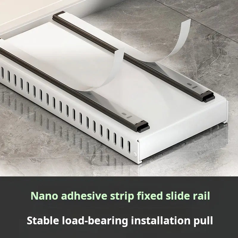 Heavy Duty Pull Out Pan Organizer for Cabinet – Expandable Sliding Cookware Rack for Pots, Pans & Lids, Deep Kitchen Cabinet Storage Solution,Dorm Essentials,Home Decor