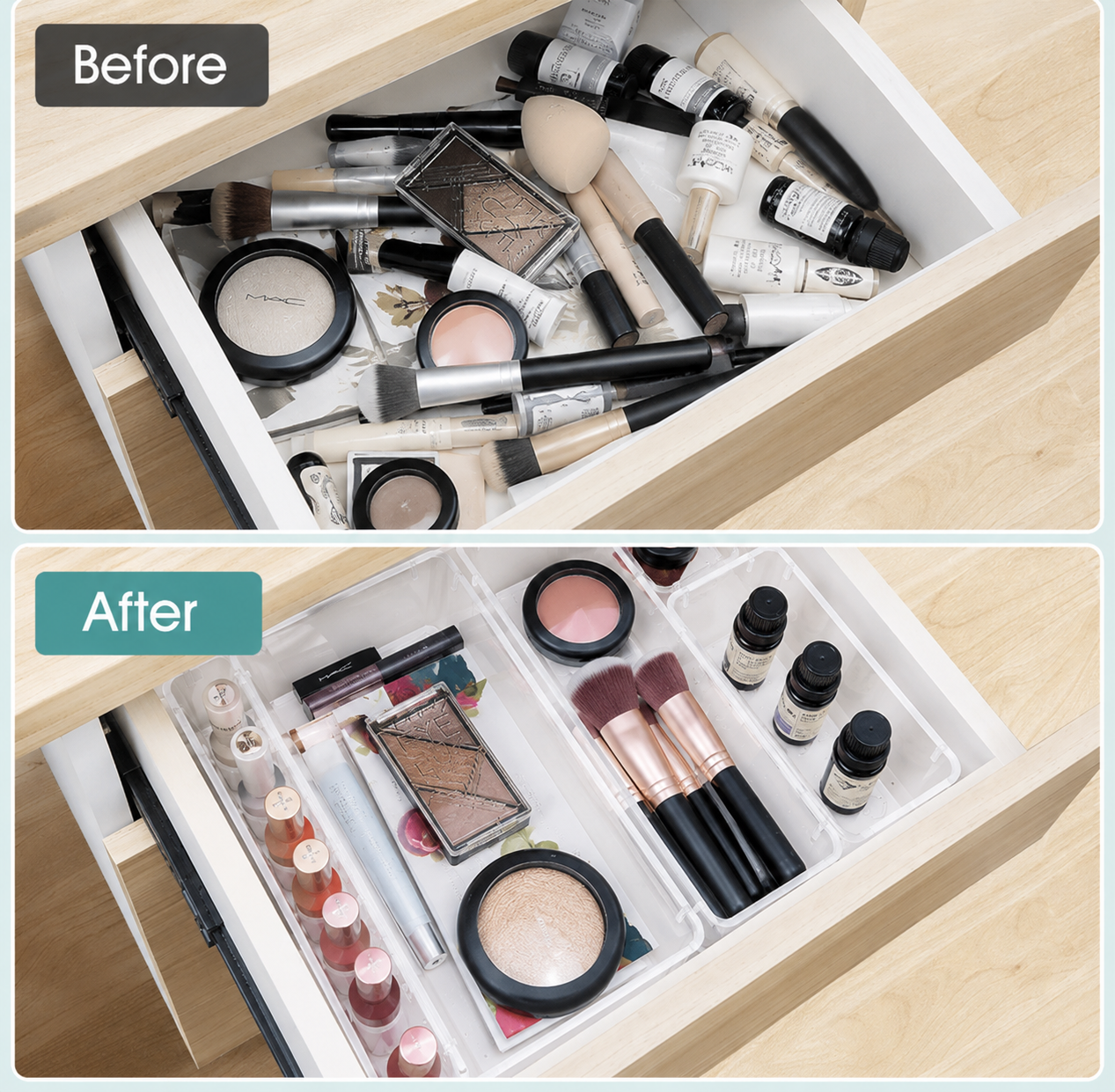 The 25-Piece Drawer Organiser Set