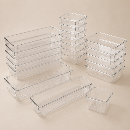 The 25-Piece Drawer Organiser Set