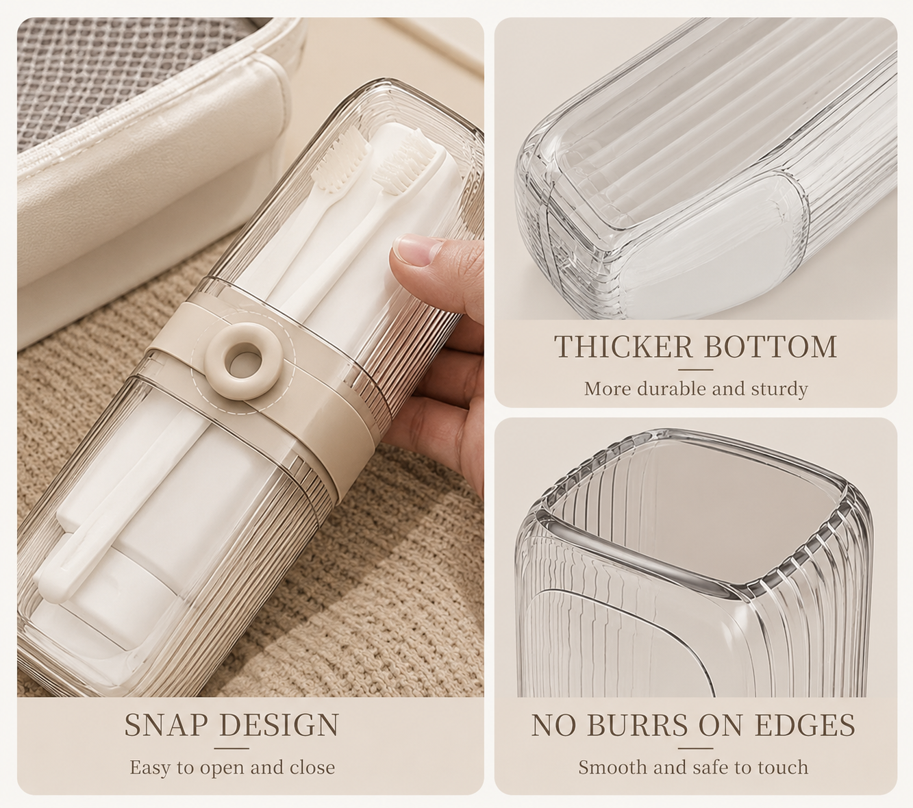 The Countertop Toothbrush Case