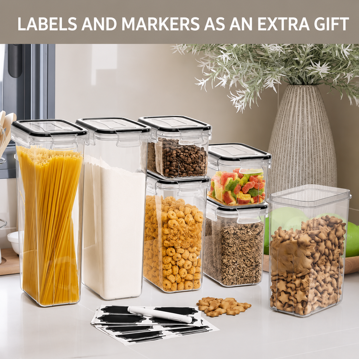 The Airtight Pantry Storage Set - kitchen storage essentials