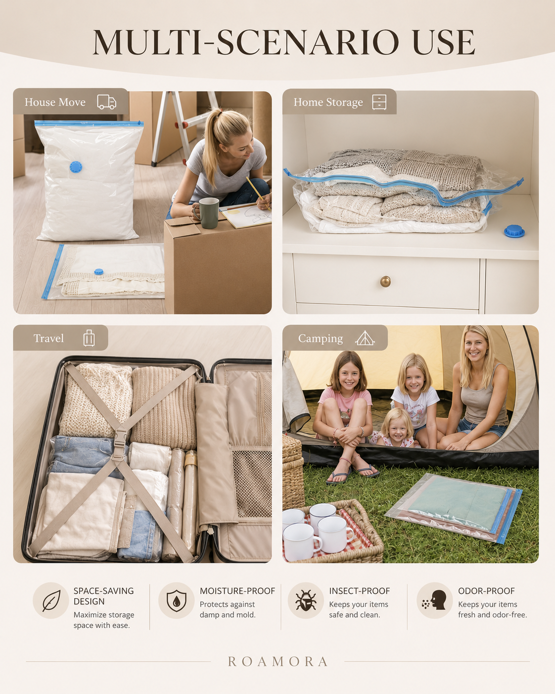 The Vacuum Storage Bag Set (20 Pack)