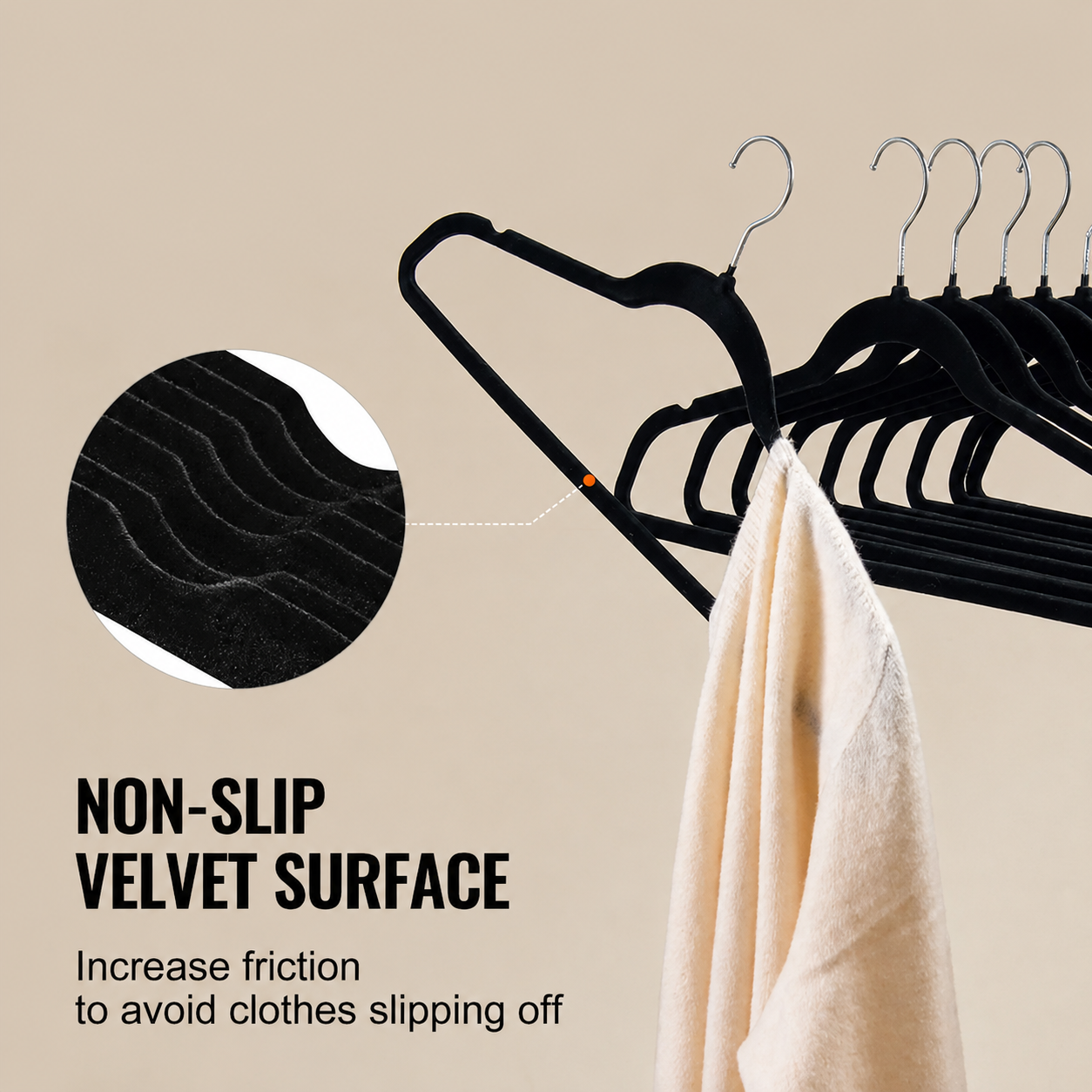 The Velvet Non-Slip Hanger Set (50 Pack)
